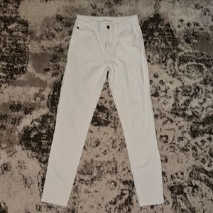 KanCan corduroy ivory pants NWOT